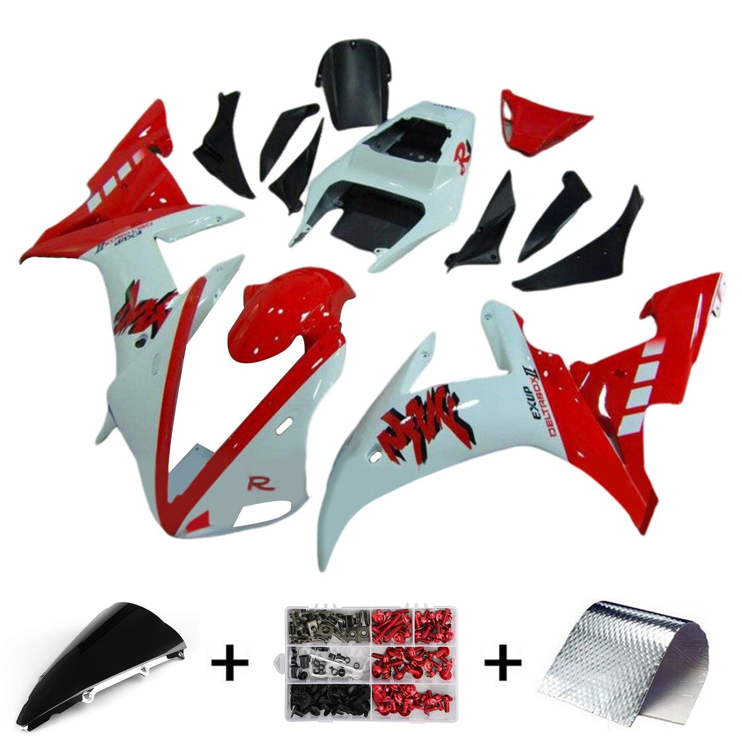 2002-2003 Yamaha YZF 1000 R1 Fairing Kit Bodywork Plastic ABS