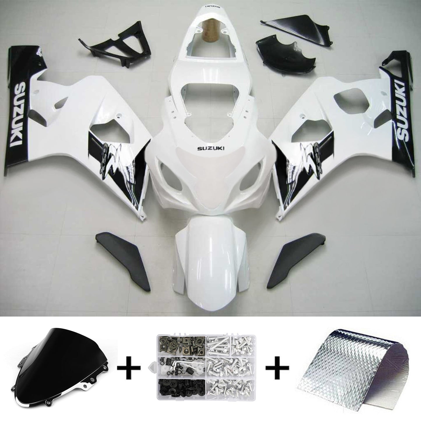 2004-2005 Suzuki GSXR 600/750 Fairing Kit Bodywork Plastic ABS