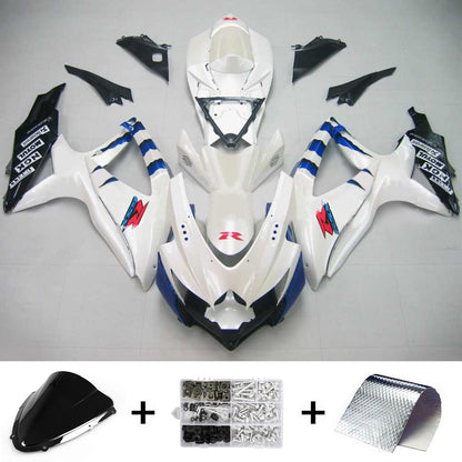 2008-2010 Suzuki GSXR 600/750 Fairing Kit Bodywork Plastic ABS K8