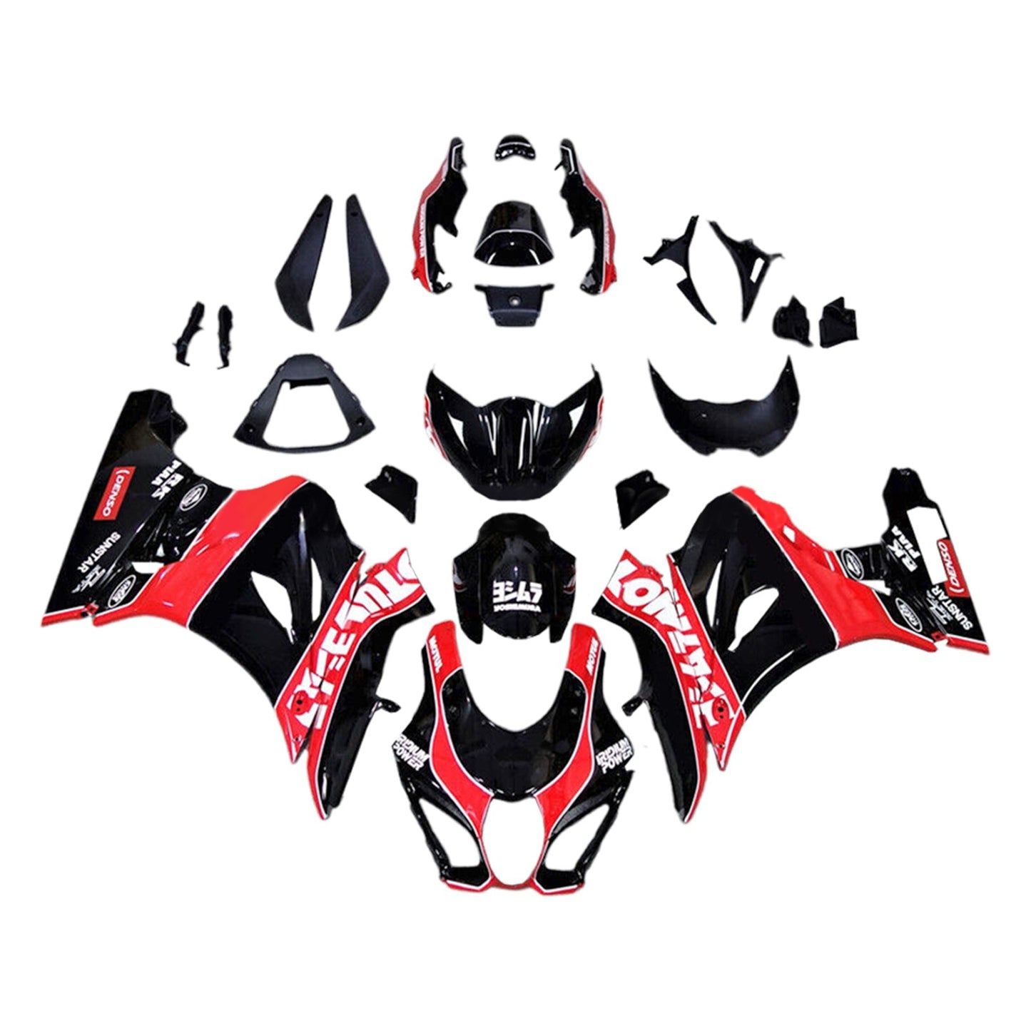 2017-2024 Suzuki GSXR1000 K17 Fairing Kit Bodywork Plastic ABS