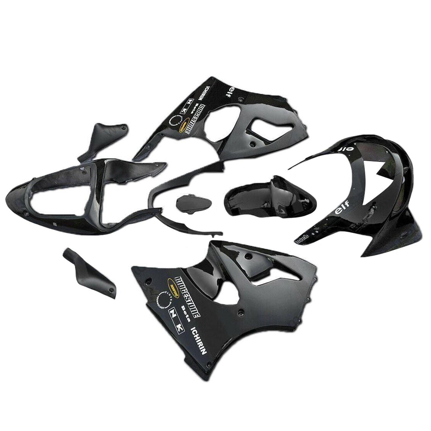 1998-1999 Kawasaki ZX6R Fairing Kit Bodywork Plastic ABS