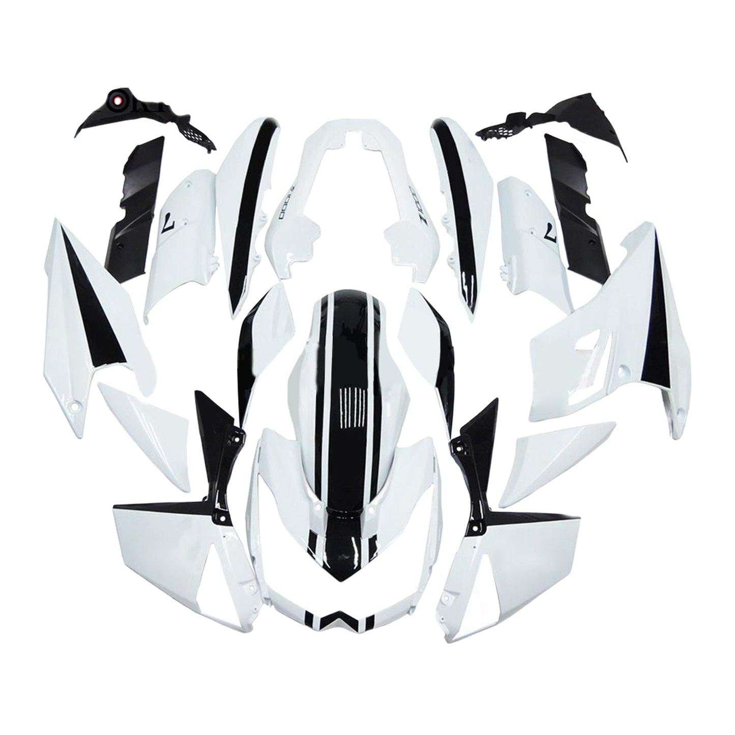 2010-2013 Kawasaki Z1000 Fairing Kit Bodywork Plastic ABS