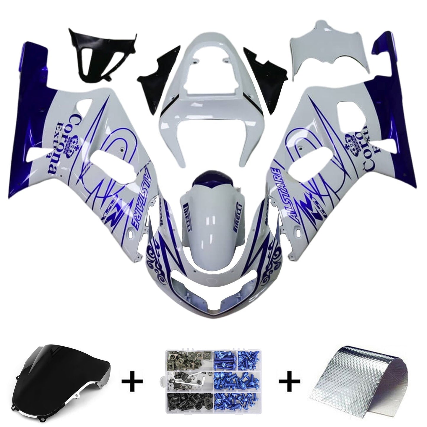 Suzuki GSXR600 2001-2003 GSXR750 2000-2003 K1 Fairing Kit
