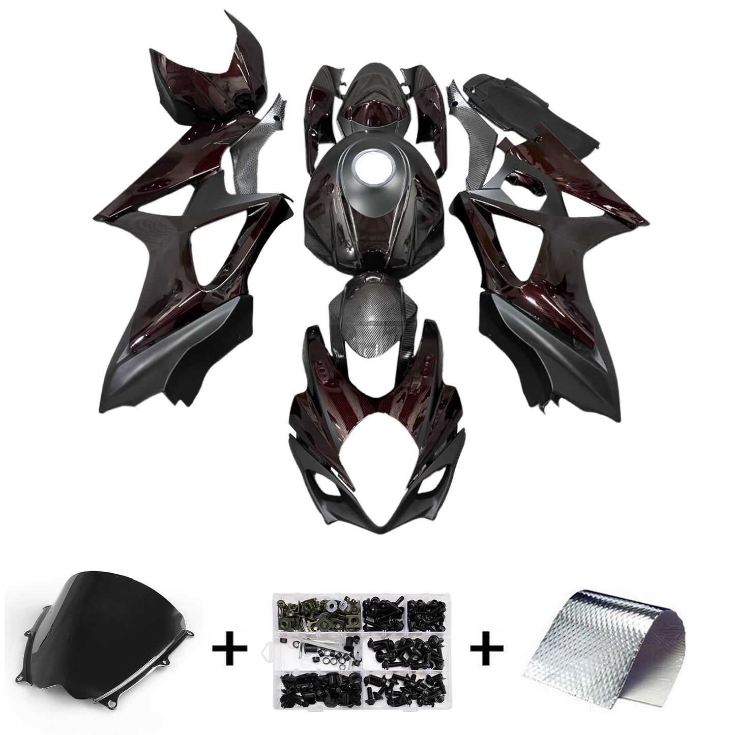 2007-2008 Injection Fairing Kit Bodywork Plastic ABS For Suzuki GSXR1000 K7