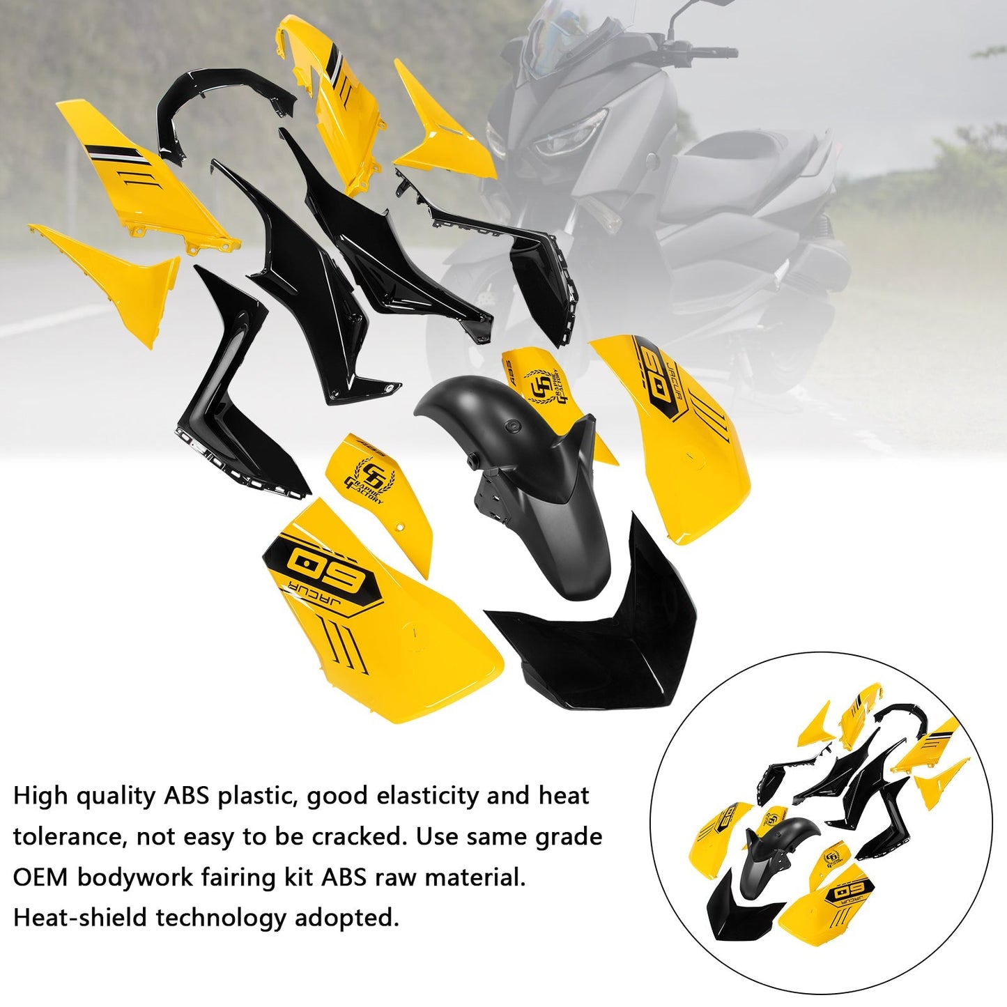 2023-2024 Yamaha X-MAX 300 XMAX Fairing Kit