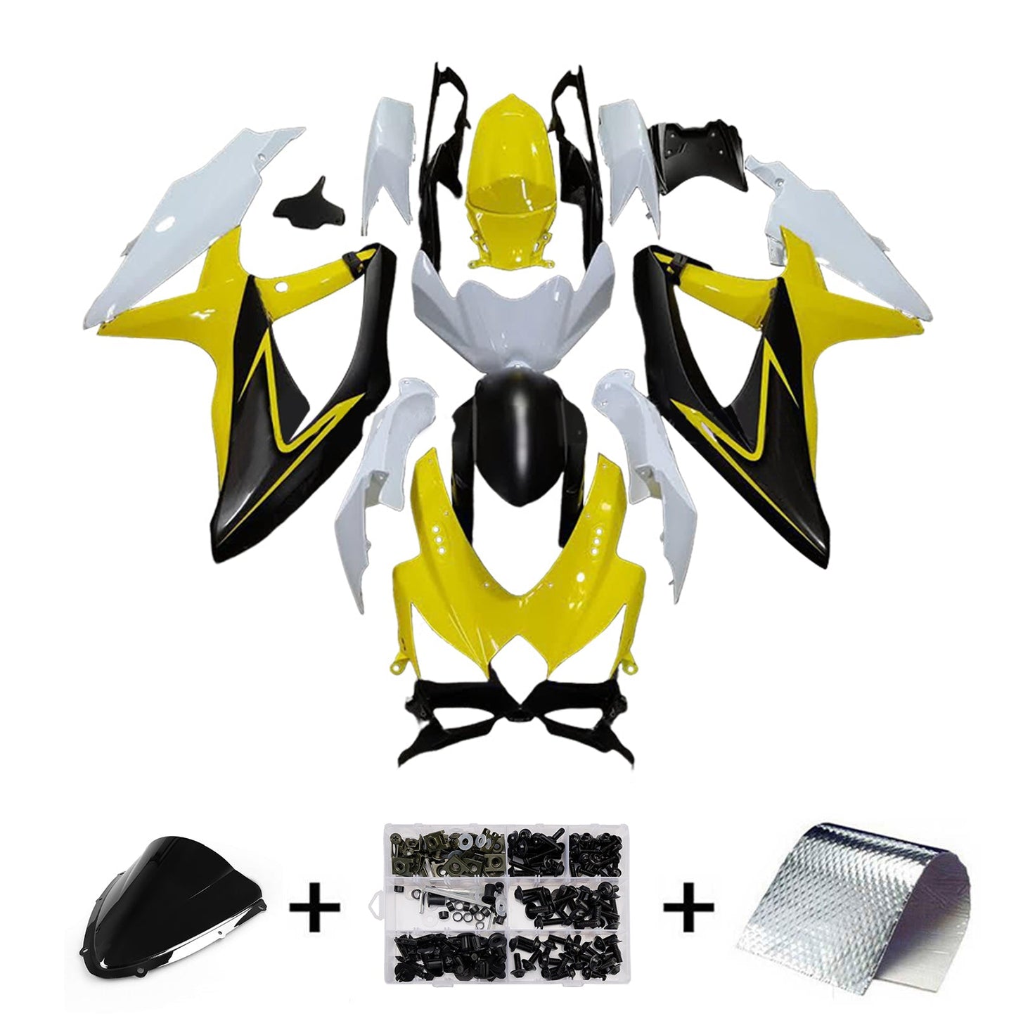 2008-2010 Injection Fairing Kit Bodywork Plastic ABS For Suzuki GSXR 600/750 K8