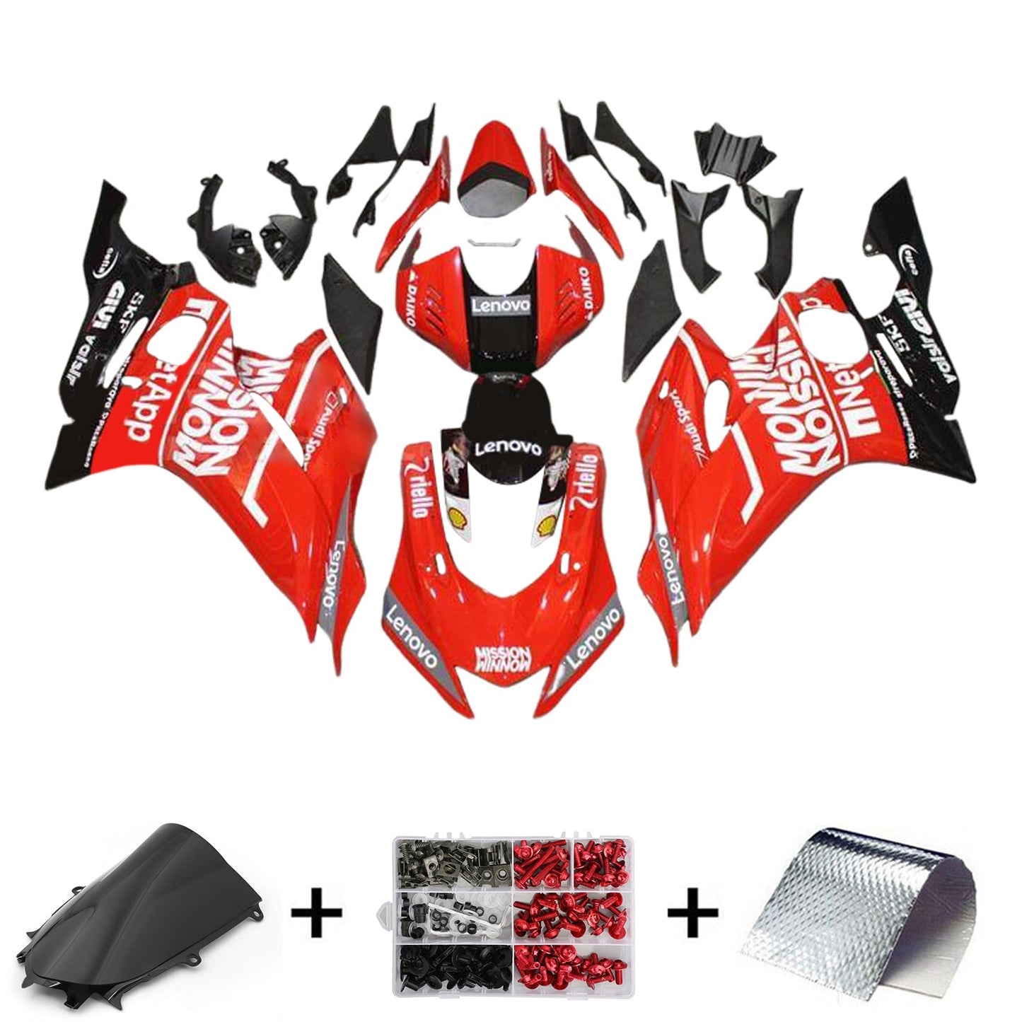 2017-2023 Yamaha YZF-R6 Fairing Kit Bodywork Plastic ABS