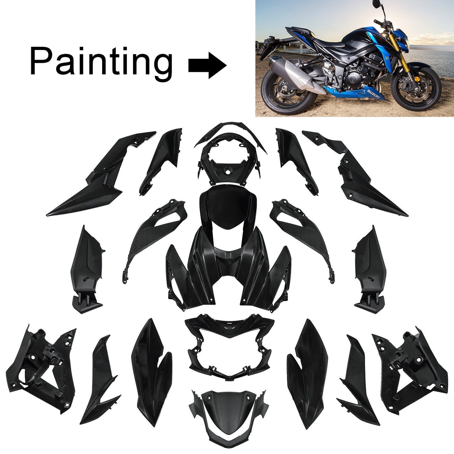 2017-2021 Suzuki GSX-S 750 Fairing Kit Bodywork Plastic ABS