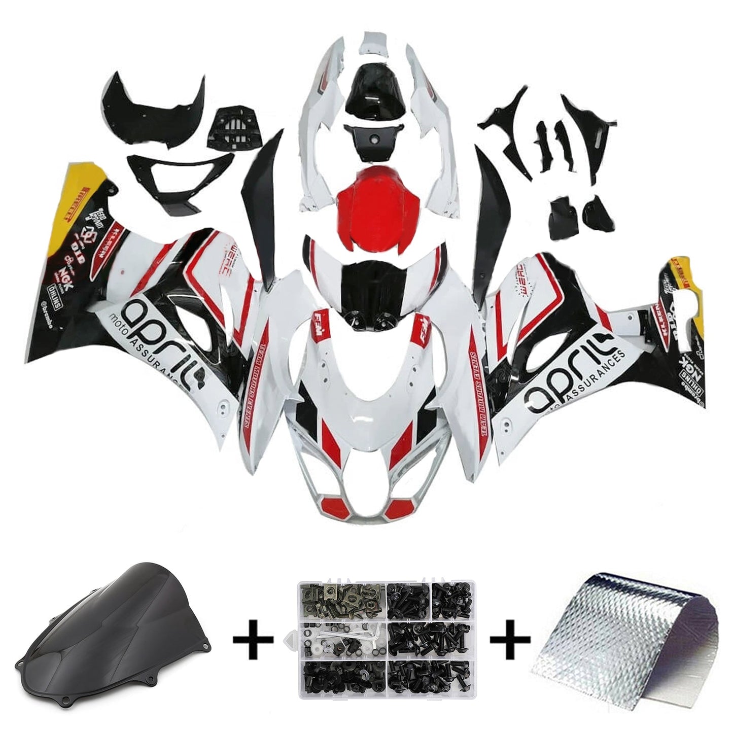 2017-2024 Suzuki GSXR1000 K17 Fairing Kit Bodywork Plastic ABS