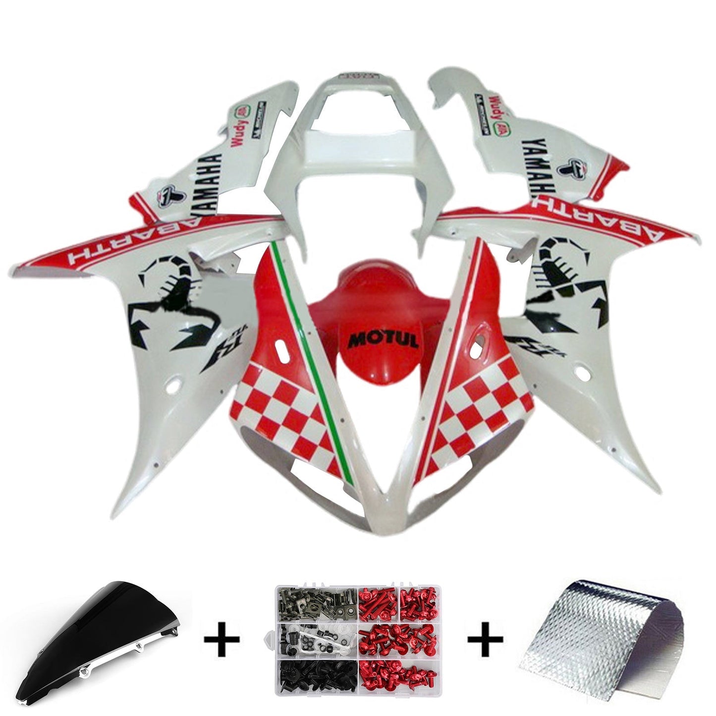 2002-2003 Yamaha YZF 1000 R1 Fairing Kit Bodywork Plastic ABS