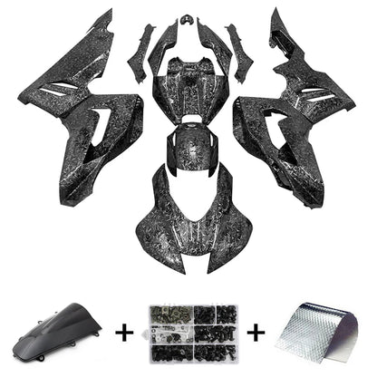 Motorcycle Fairing - 2020-2023 CBR1000RR-R HONDA CARBON FIBER MARBLE BLACK FAIRING KIT