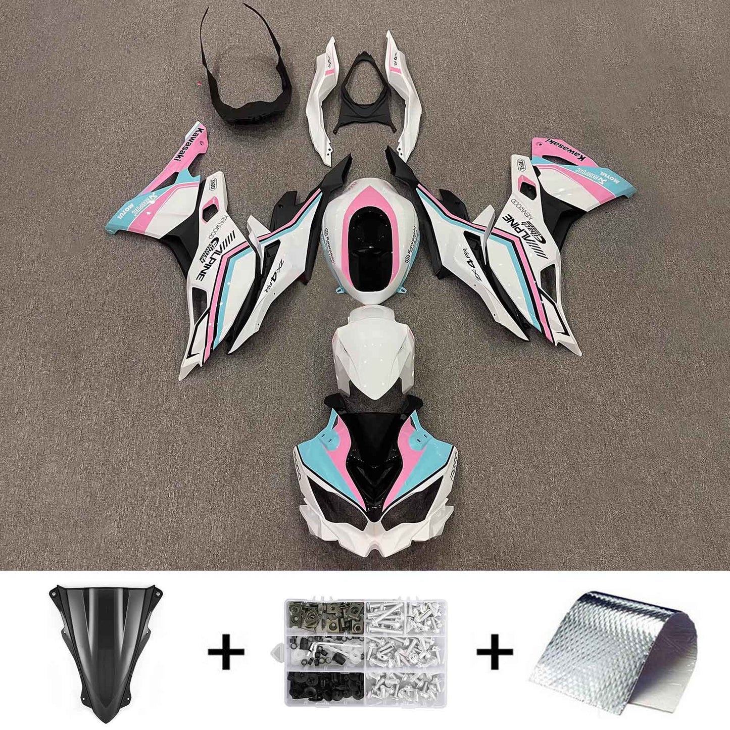 2019-2024 Kawasaki Ninja ZX-25R ZX-4R ZX-4RR Fairing Kit
