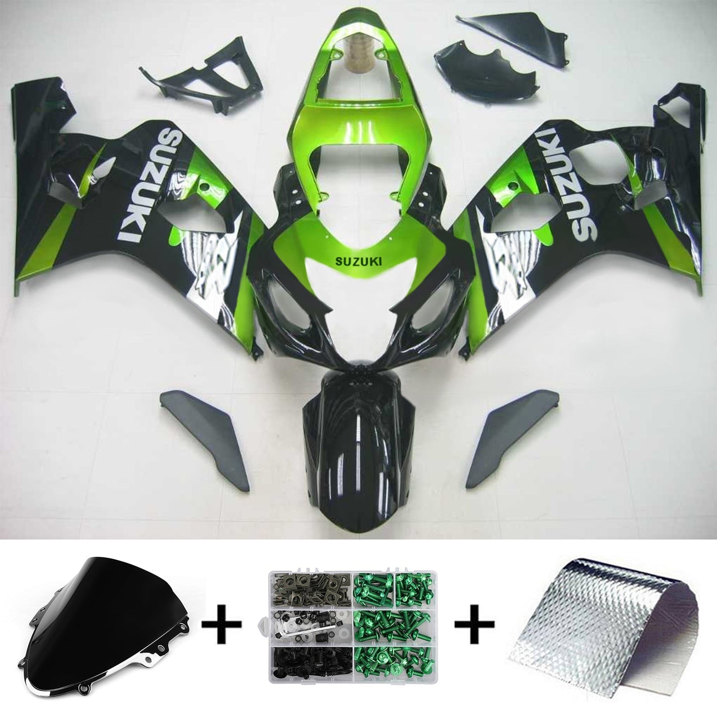 2004-2005 Suzuki GSXR 600/750 Fairing Kit Bodywork Plastic ABS