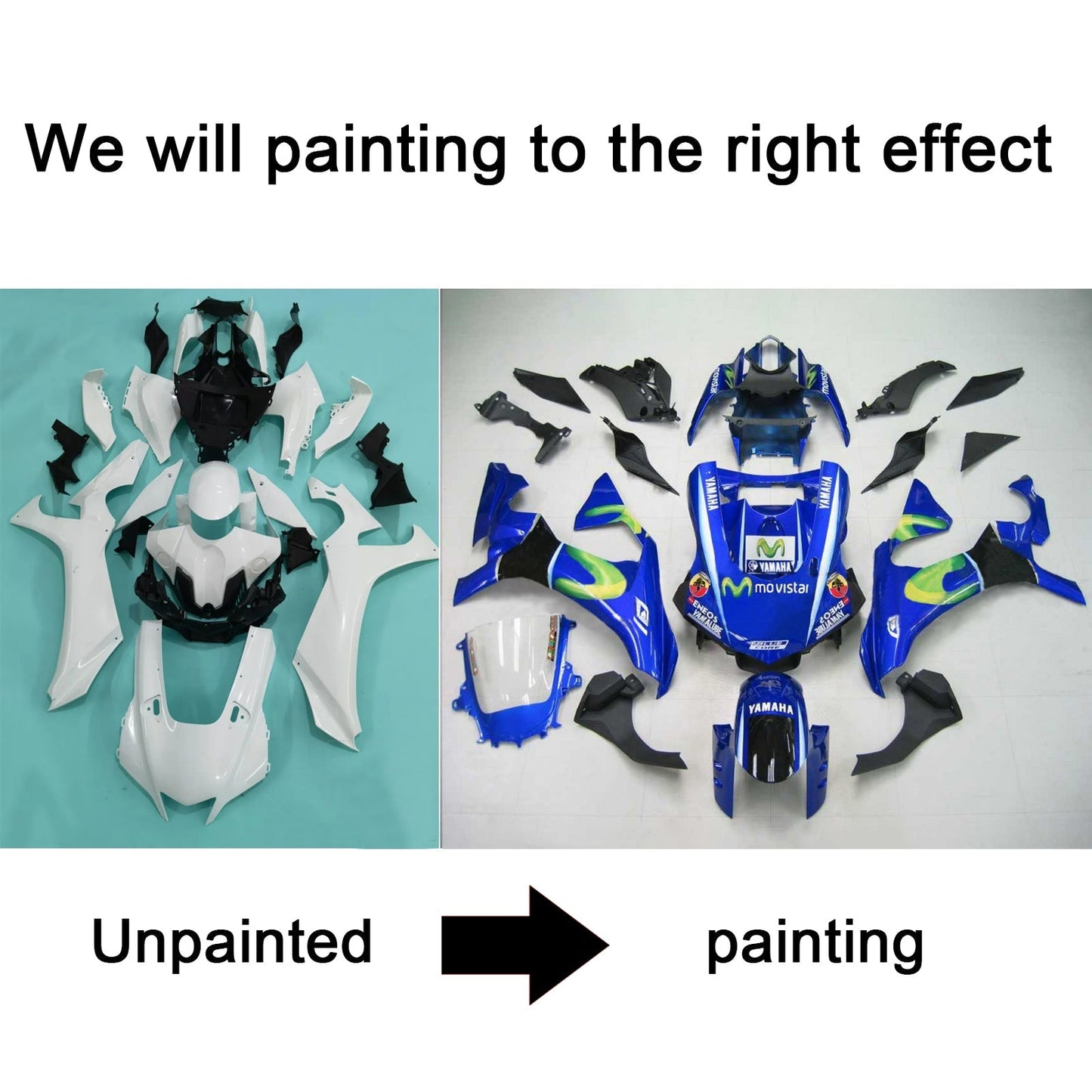 2020-2024 Yamaha YZF R1 Fairing Kit Bodywork Plastic ABS