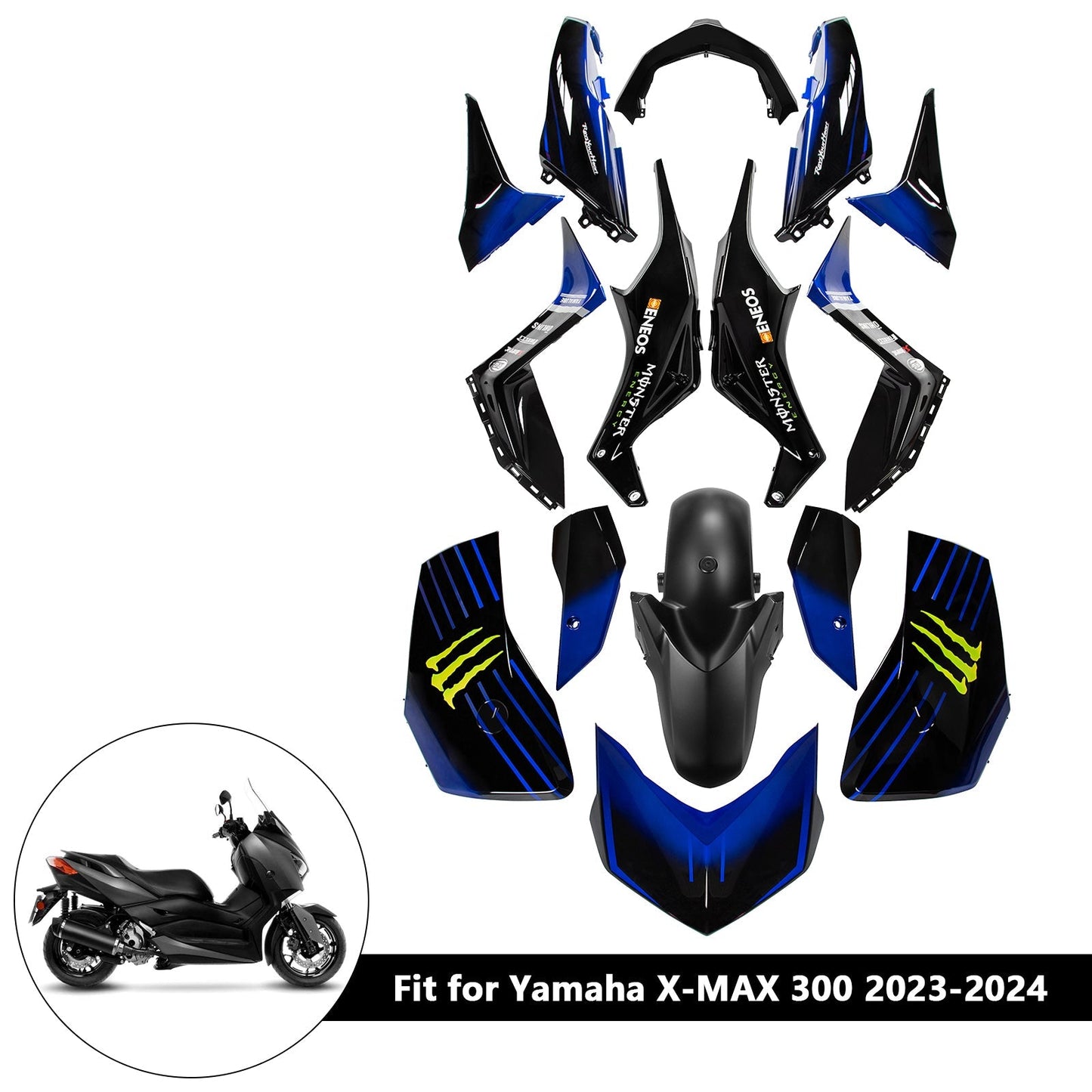 2023-2024 Yamaha X-MAX 300 XMAX Fairing Kit