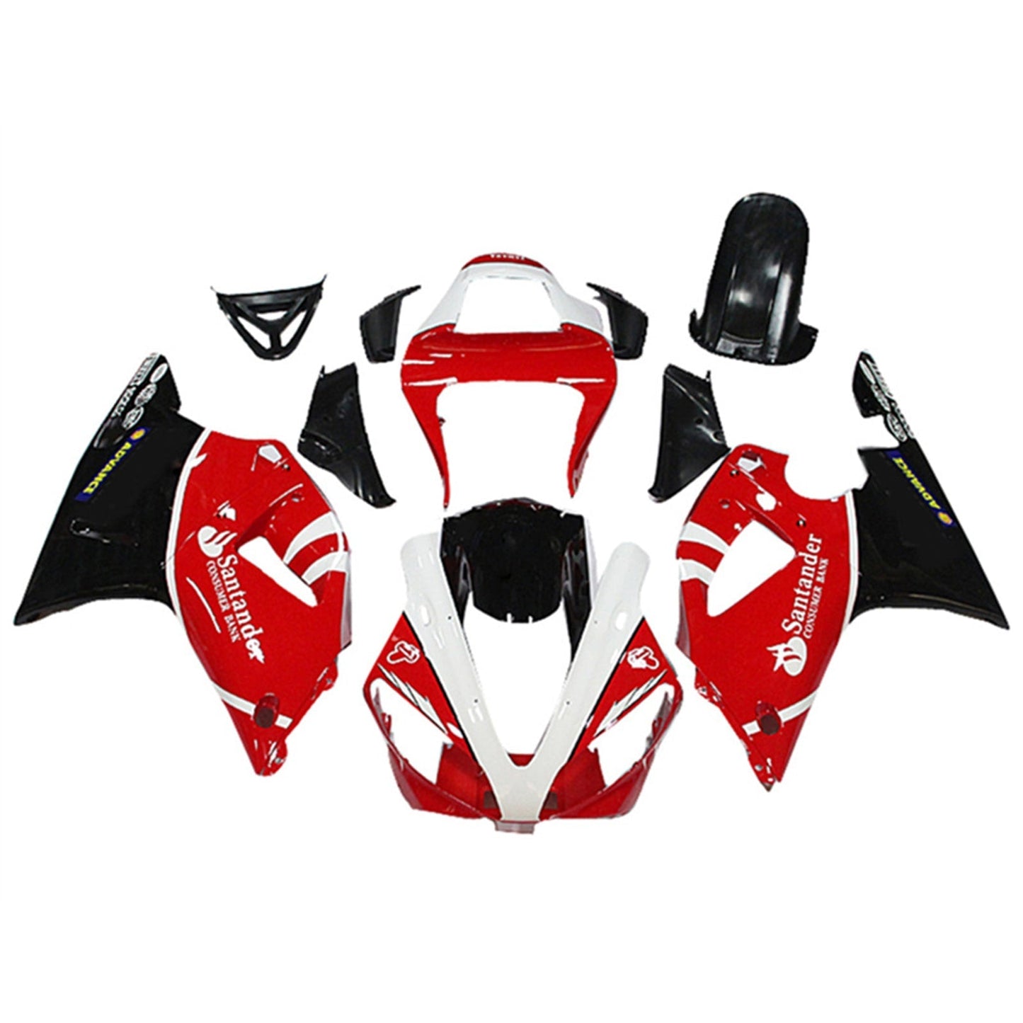 1998-1999 Yamaha YZF 1000 R1 Fairing Kit Bodywork Plastic ABS