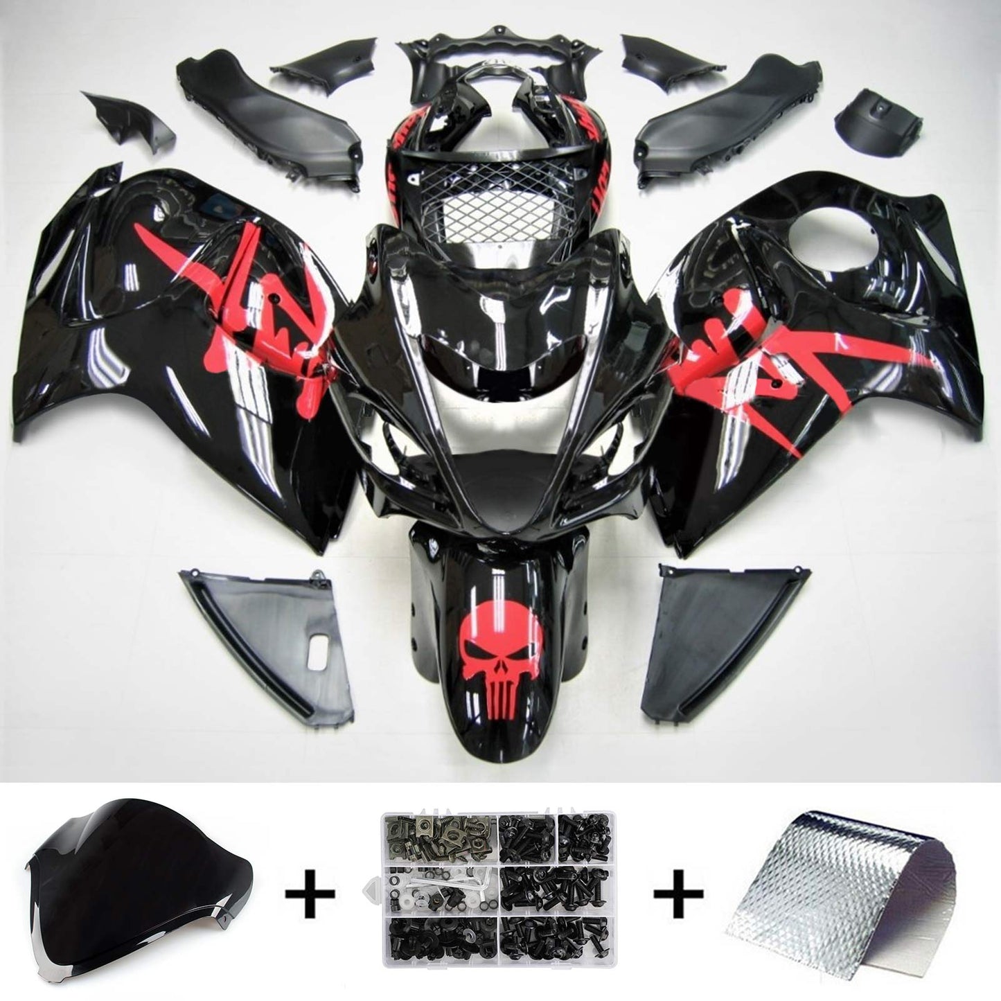 2008-2020 Suzuki Hayabusa GSXR1300 Fairing Kit Bodywork Plastic ABS