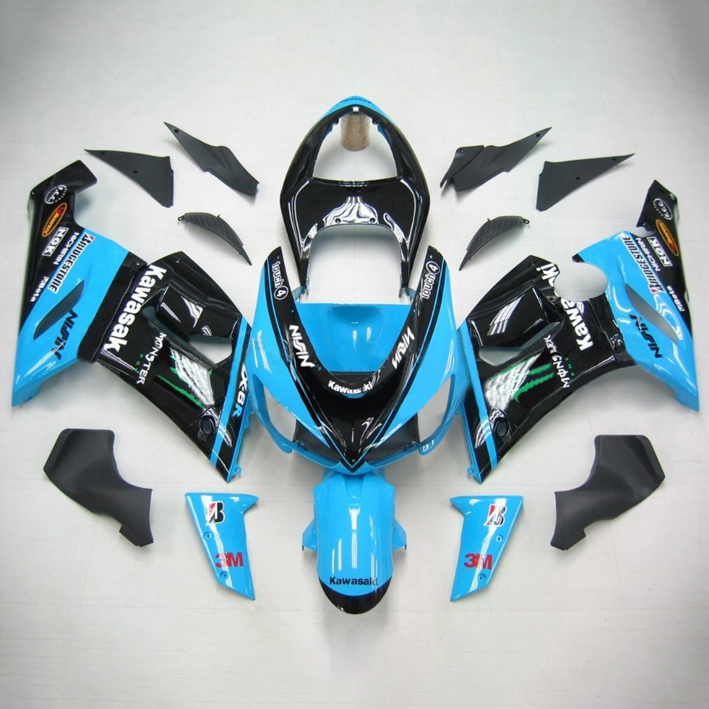2005-2006 Fairing Kit For Kawasaki ZX6R 636 Generic