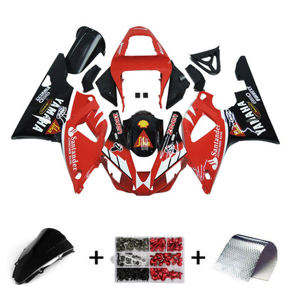 2000-2001 Yamaha YZF 1000 R1 Fairing Kit Bodywork Plastic ABS