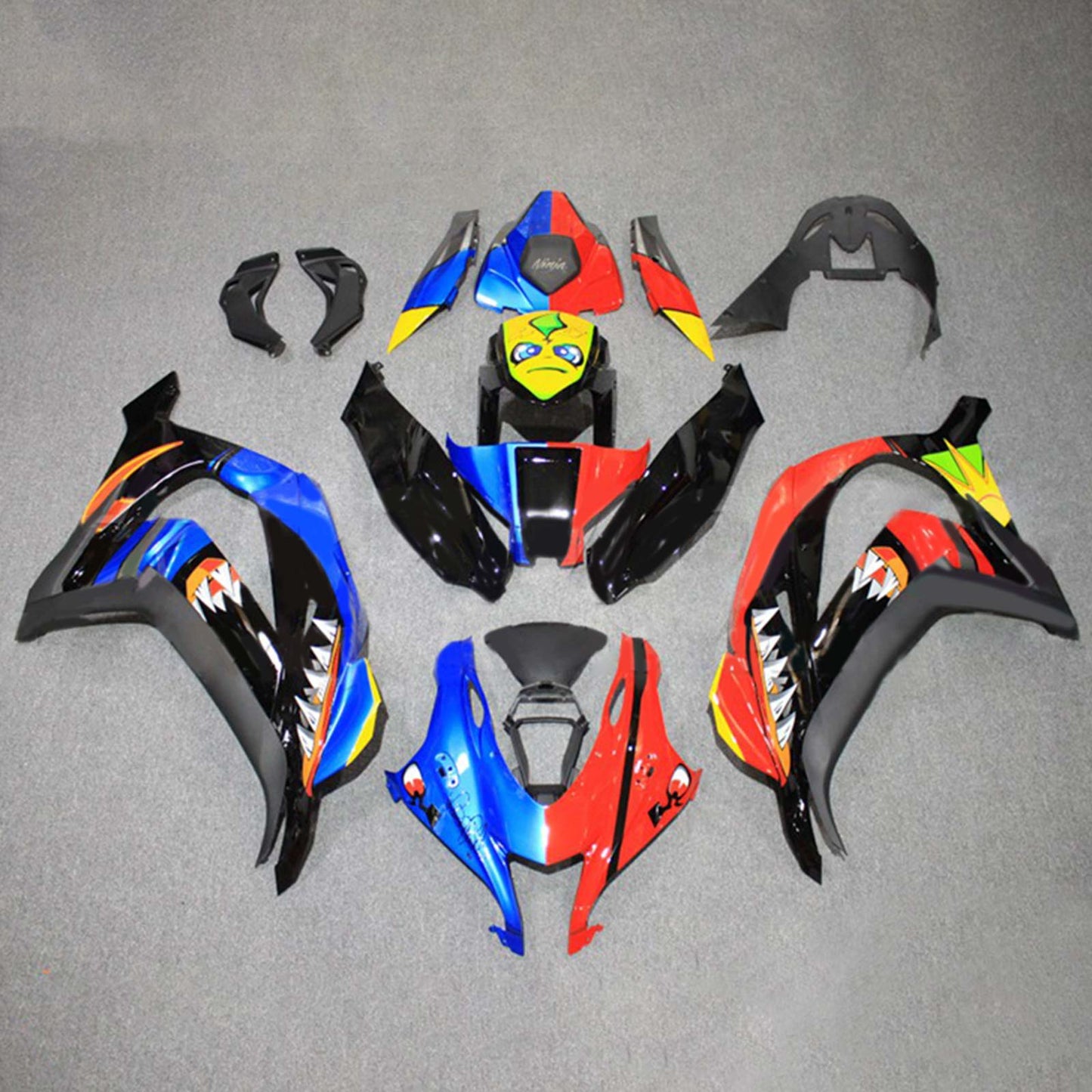 2016-2020 Kawasaki ZX10R Fairing Kit Bodywork Plastic ABS