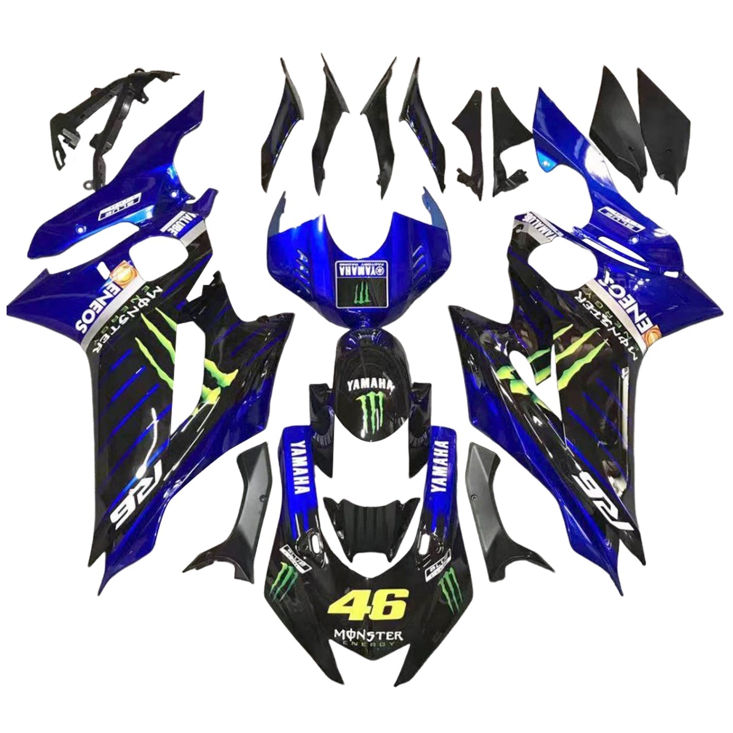 2017-2023 Yamaha YZF-R6 Fairing Kit Bodywork Plastic ABS