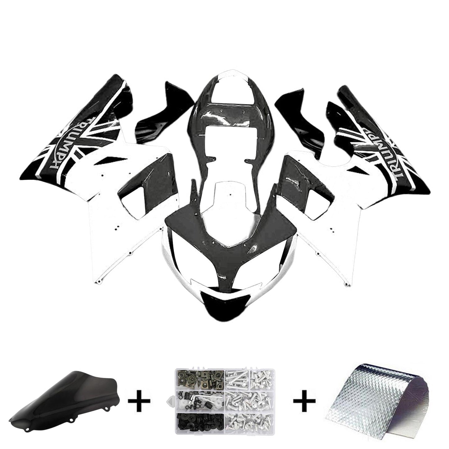 2002-2005 Triumph Daytona 600 650 Fairing Kit Bodywork Plastic ABS
