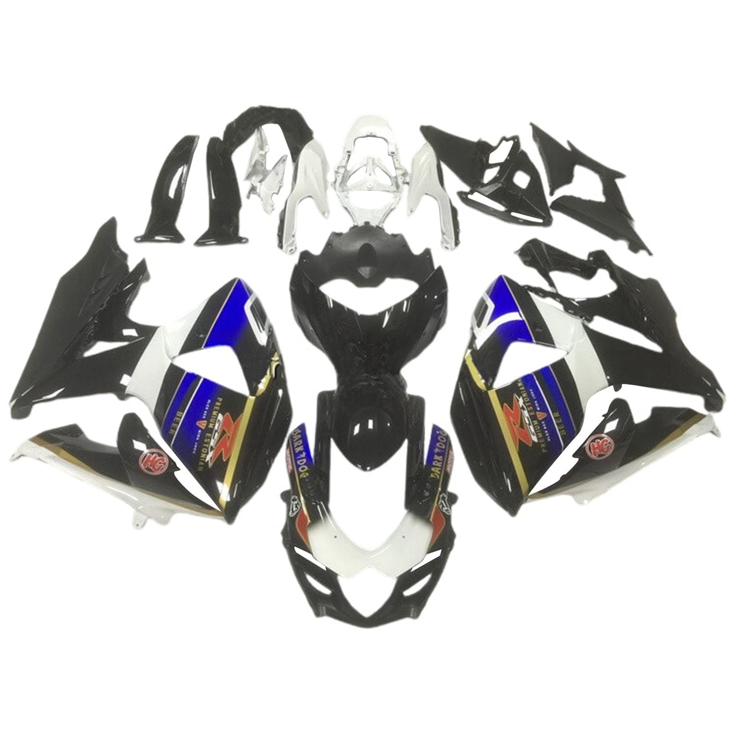 2009-2016 Suzuki GSXR1000 K9 Fairing Kit Bodywork Plastic ABS