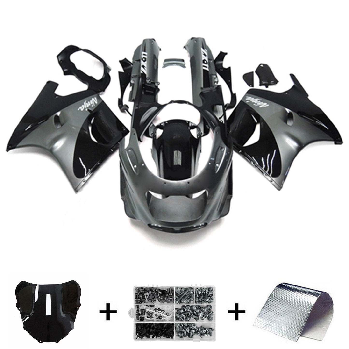 1993-2003 Kawasaki ZZR1100 Fairing Kit Bodywork Plastic