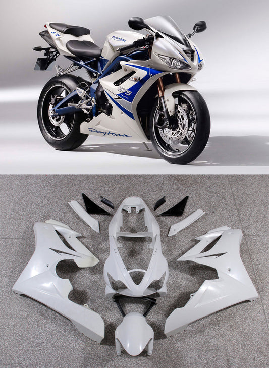 2006-2008 Fairings Triumph Daytona 675 White Blue 675  Generic