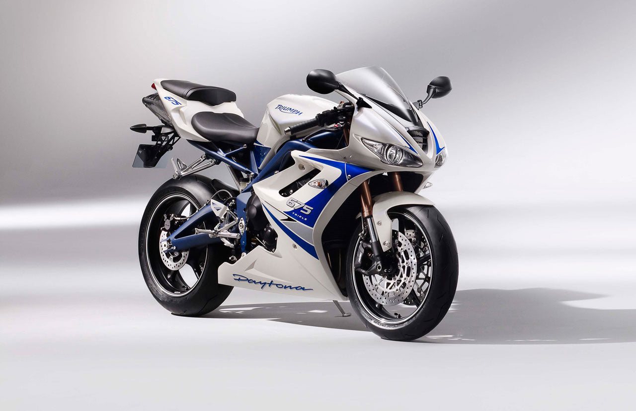 2006-2008 Fairings Triumph Daytona 675 White Blue 675  Generic