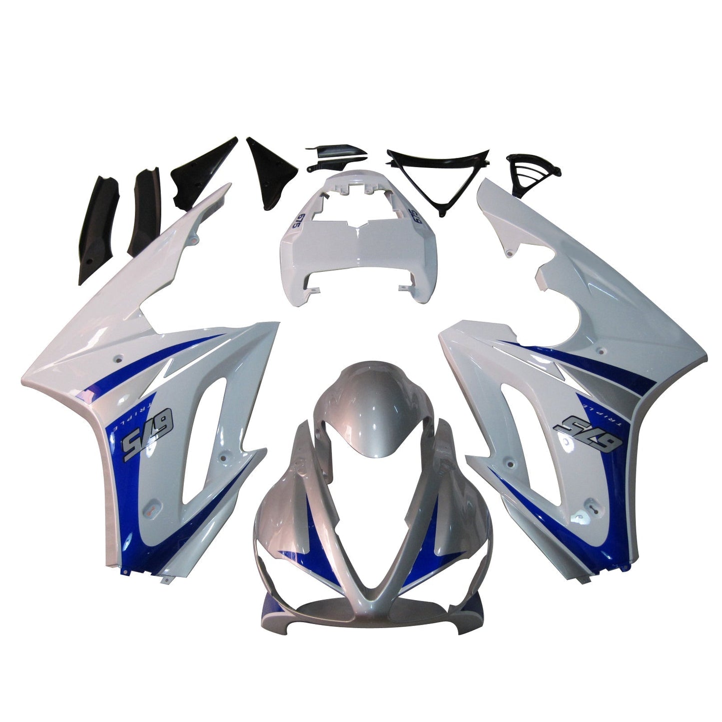 2006-2008 Fairings Triumph Daytona 675 White Blue 675  Generic
