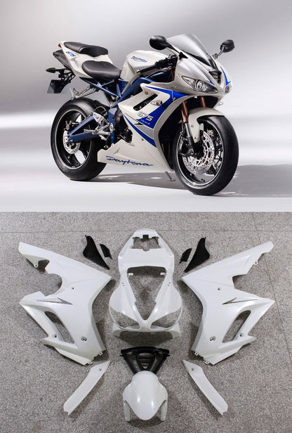 2009-2012 Fairings Triumph Daytona 675 White Blue 675  Generic