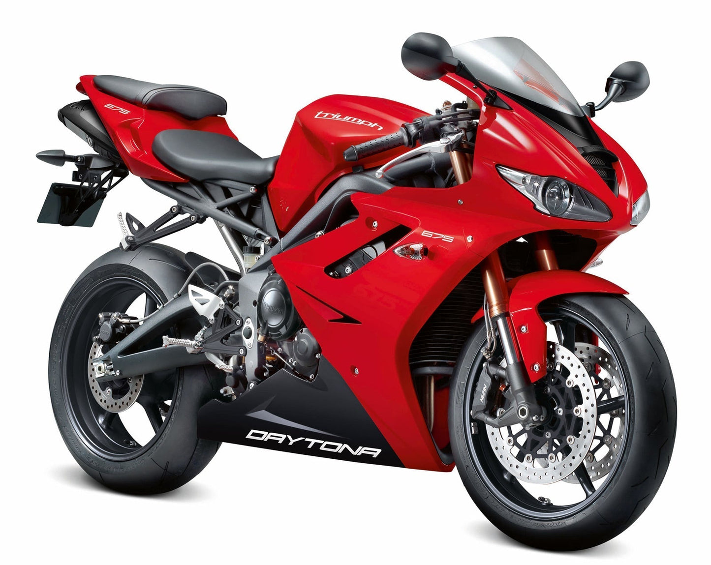 2009-2012 Fairings Triumph Daytona Red Black Daytona  Generic