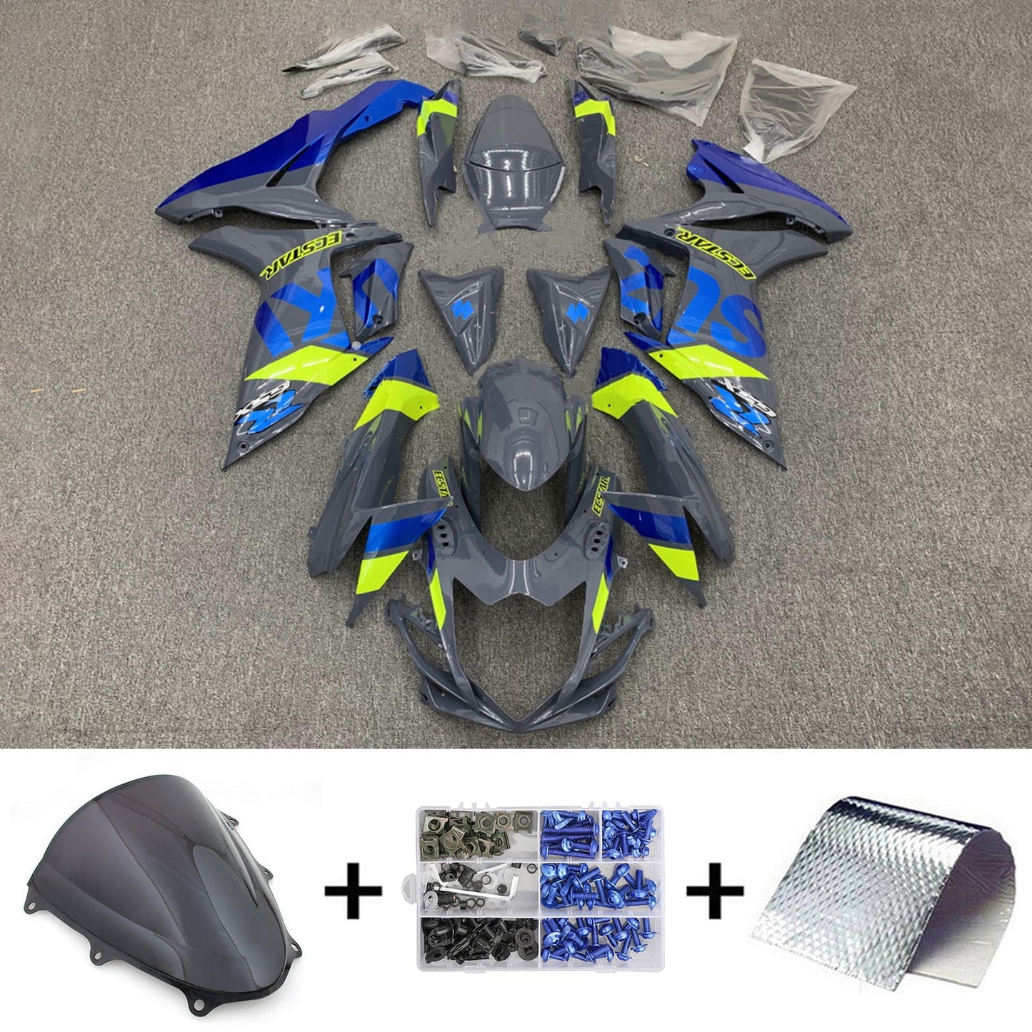2011-2025 Suzuki GSXR 600/750 K11 Fairing Kit Bodywork Plastic ABS