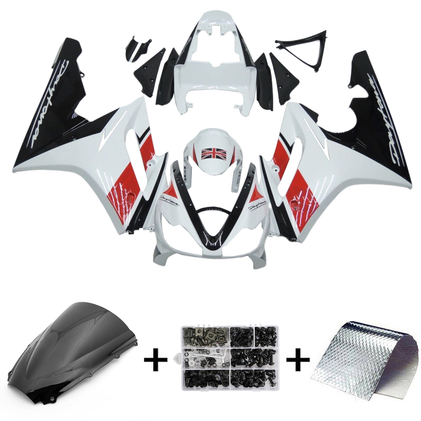 2006-2008 Triumph Daytona 675 Fairing Kit Bodywork Plastic ABS