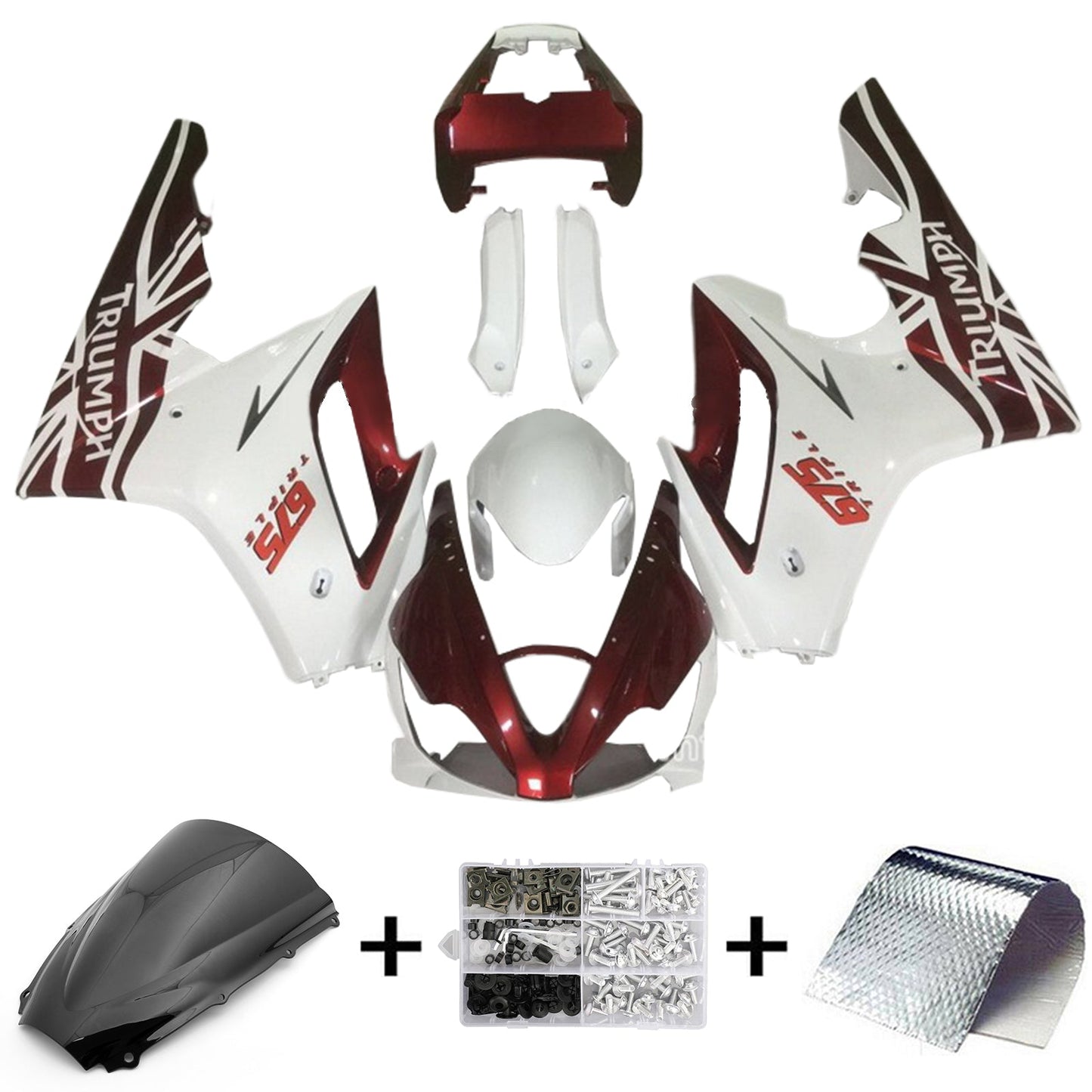 2006-2008 Triumph Daytona 675 Fairing Kit Bodywork Plastic ABS