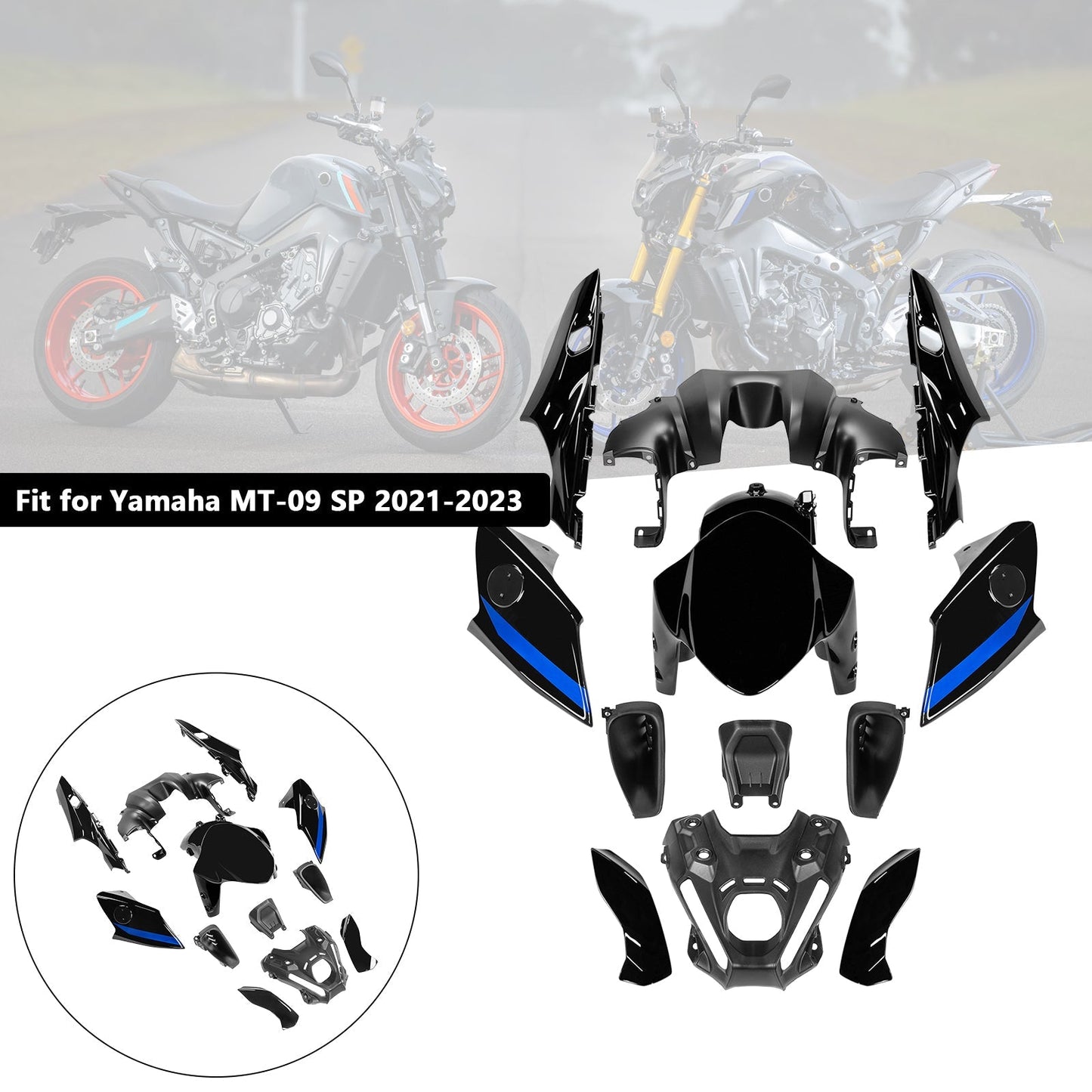 2021-2023 Yamaha MT-09 / MT-09 SP Fairing Kit