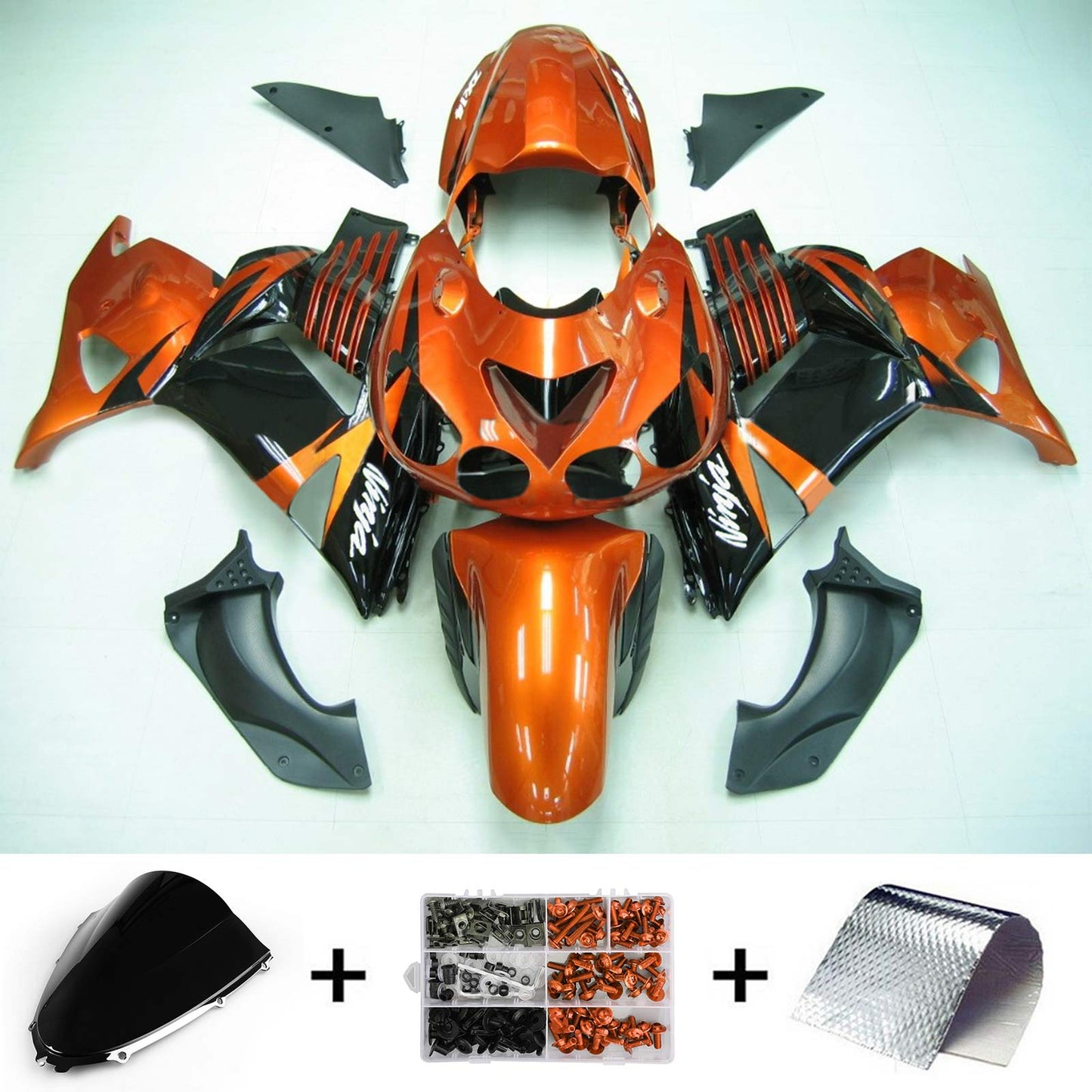 2006-2011 Kawasaki ZX14R Fairing Kit Bodywork Plastic ABS