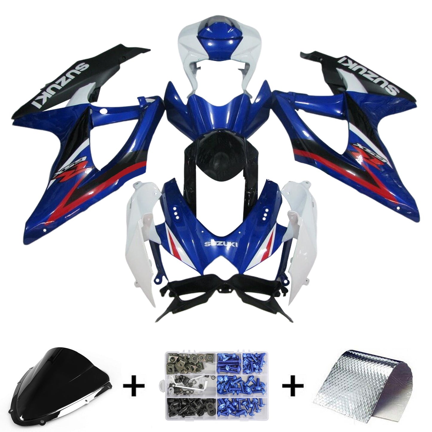 2008-2010 Suzuki GSXR 600/750 K8 Fairing Kit Bodywork Plastic ABS