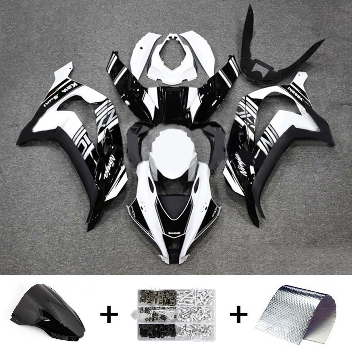 2016-2020 Kawasaki ZX10R Fairing Kit Bodywork Plastic ABS