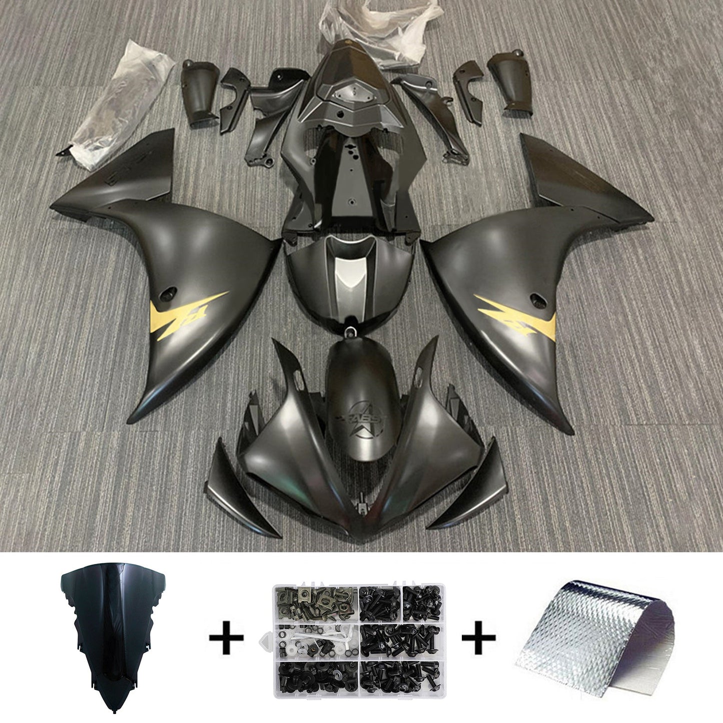 2012-2014 Yamaha YZF-R1 Fairing Kit Bodywork Plastic ABS