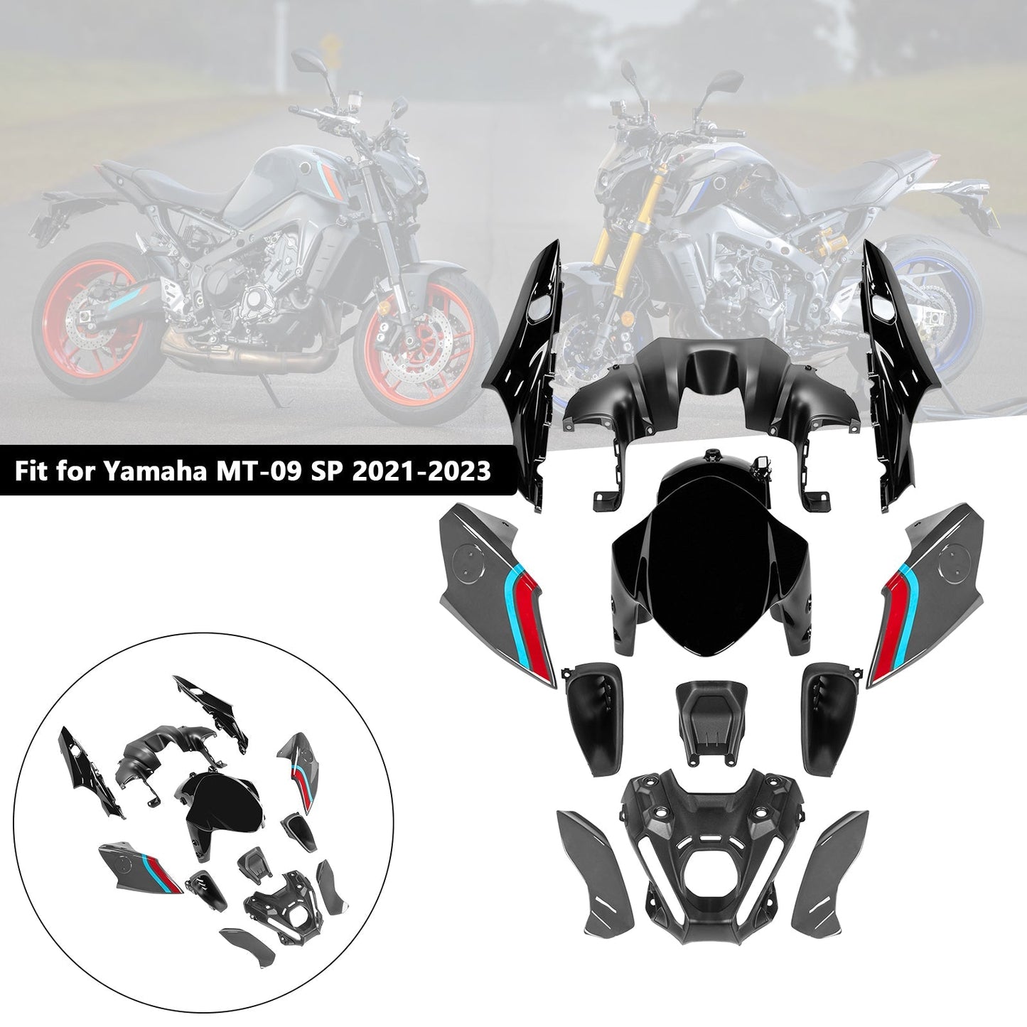 2021-2023 Yamaha MT-09 / MT-09 SP Fairing Kit