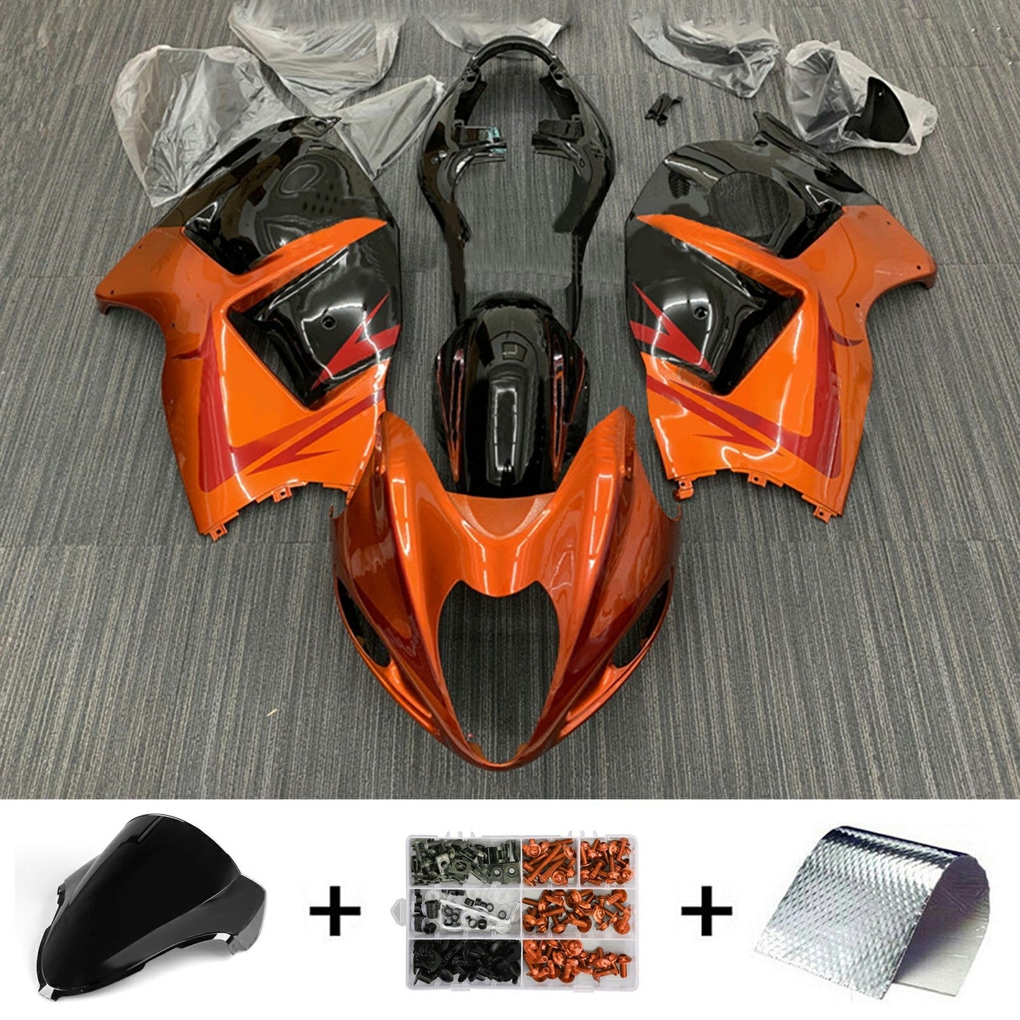 1999-2007 Suzuki Hayabusa GSX1300R Fairing Kit Bodywork Plastic ABS
