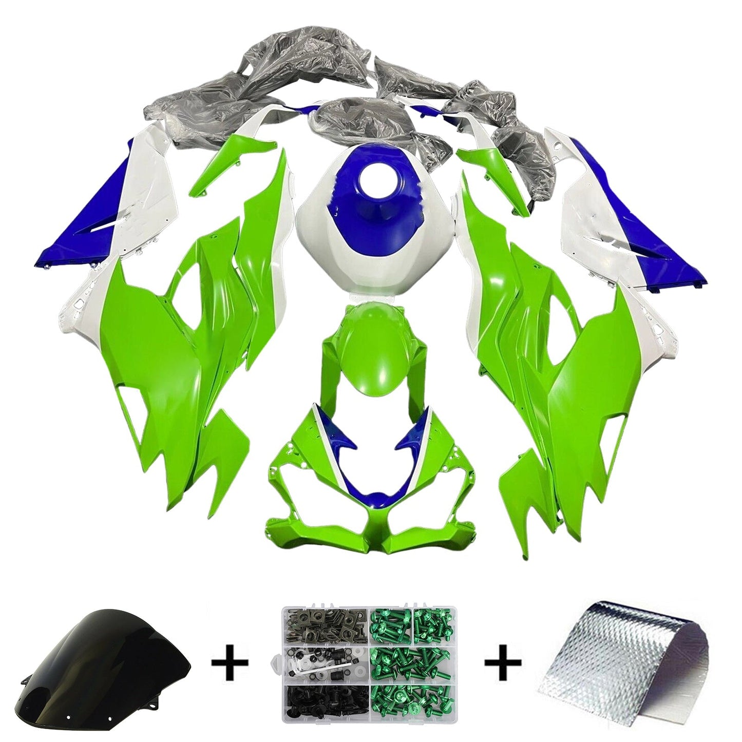 2019-2023 Kawasaki ZX6R Fairing Kit Bodywork Plastic ABS
