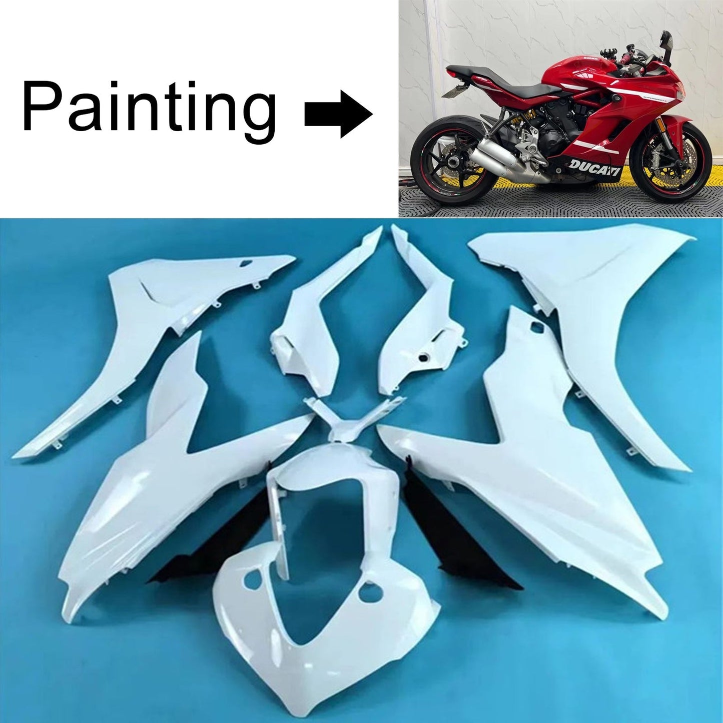 2017-2020 Ducati Supersport 939 939S Fairing Kit Bodywork