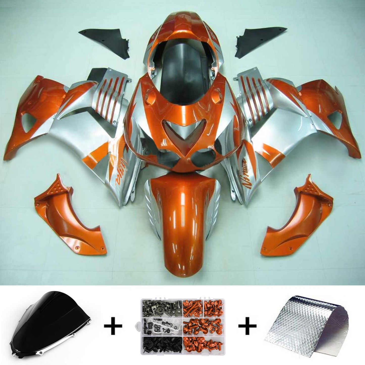2006-2011 Kawasaki ZX14R Fairing Kit Bodywork Plastic ABS