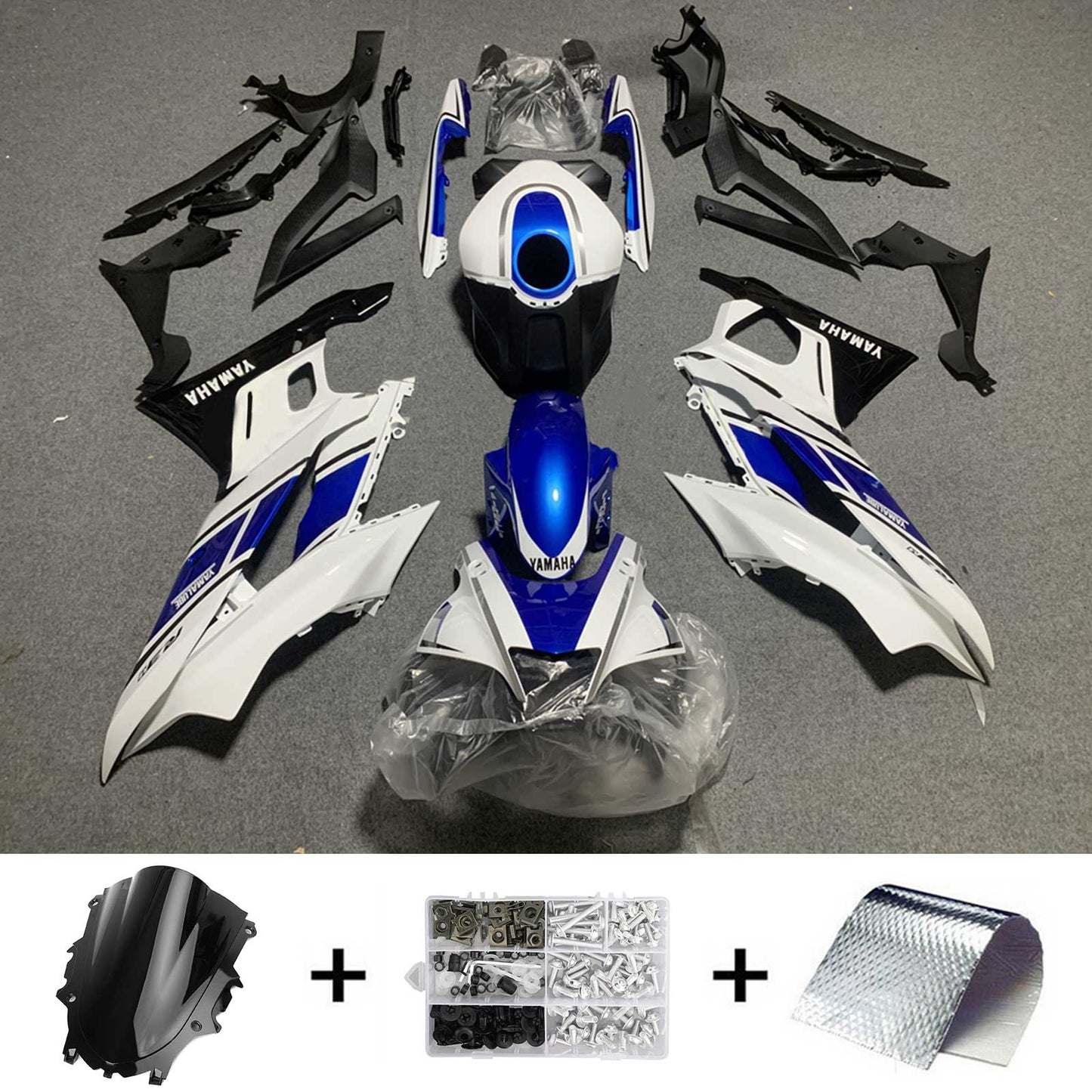 2022-2024 Yamaha YZF-R3 R25 Fairing Kit Bodywork Plastic ABS