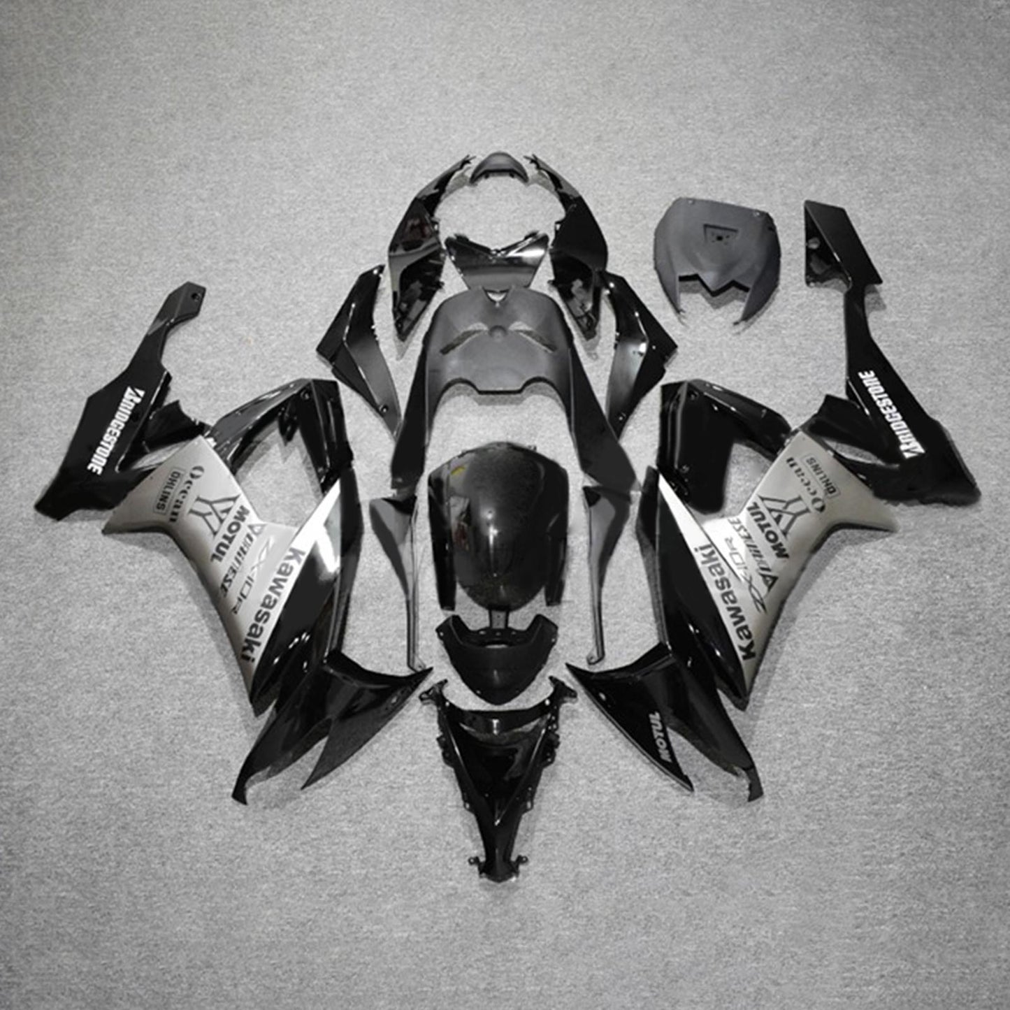 2008-2010 Kawasaki ZX10R Fairing Kit Bodywork Plastic ABS