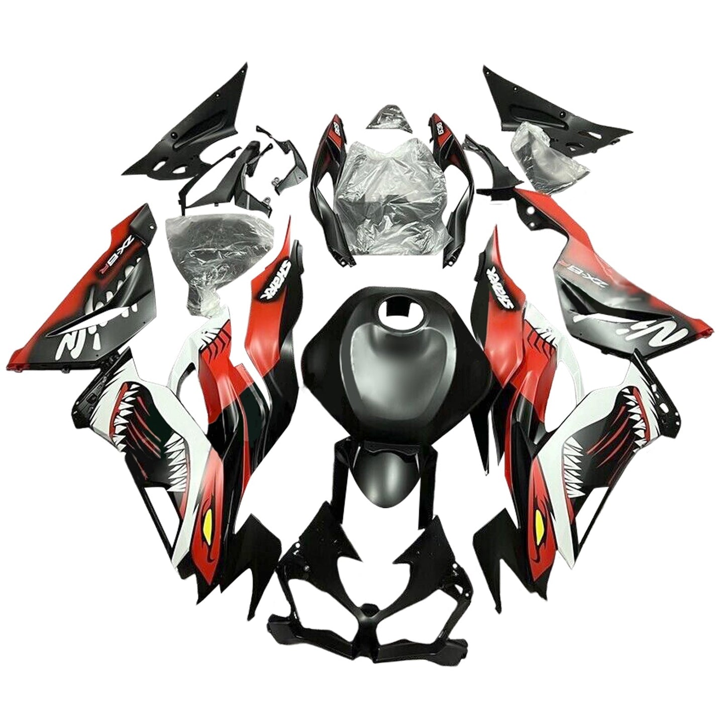 2019-2023 Kawasaki ZX6R Fairing Kit Bodywork Plastic ABS