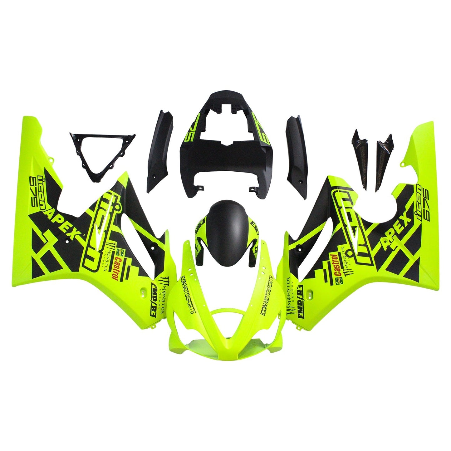 2006-2008 Triumph Daytona 675 Fairing Kit Bodywork Plastic ABS